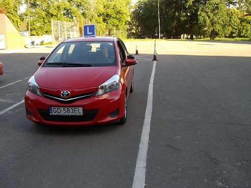 Plac manewrowy - widok z góry